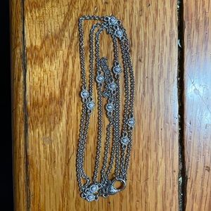 Judith Ripka Sterling Silver Diamonique necklace